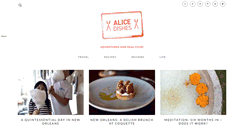 Desktop Screenshot of alicedishes.com
